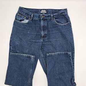 LL Bean‎ Women's Jeans Size 16 Reg Blue Denim Original Fit Relaxed 100% Cotton